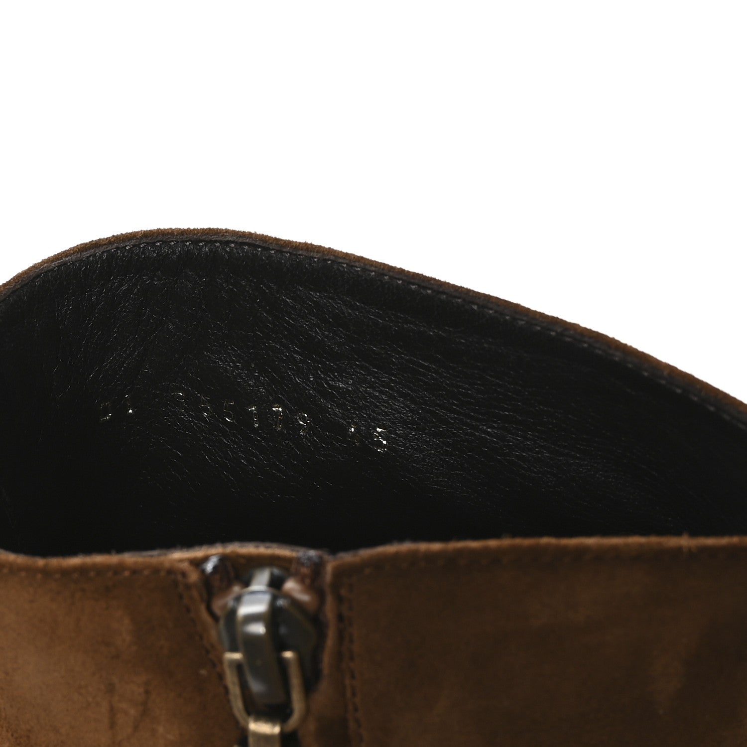 Saint Laurent Suede Calfskin Mens Wyatt 40 Zip Boots 45 Land 8 of 8