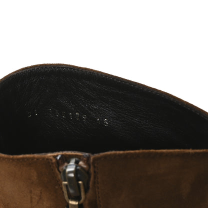 Saint Laurent Suede Calfskin Mens Wyatt 40 Zip Boots 45 Land 8 of 8