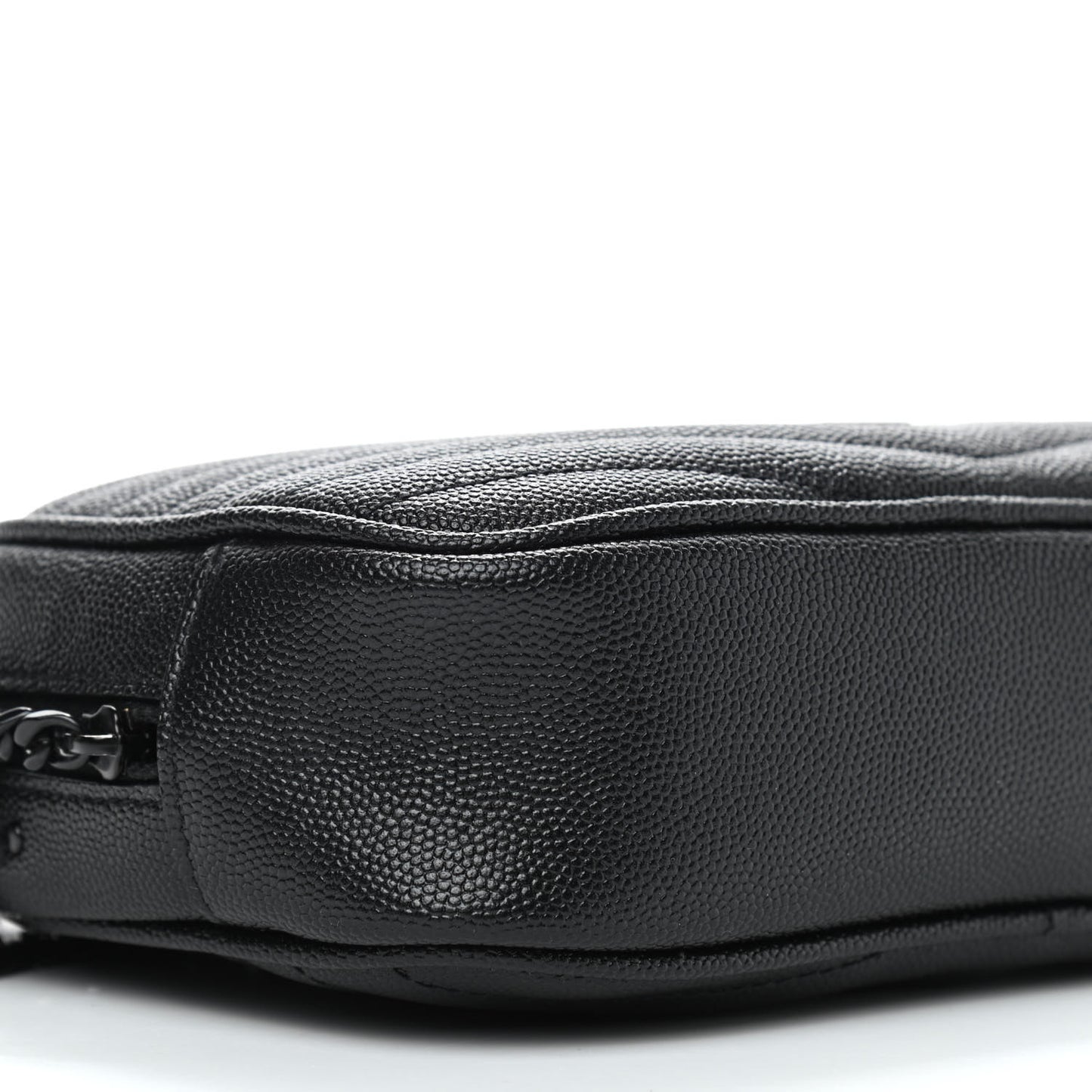 Grain De Poudre Matelasse Monogram Mini Lou Camera Bag Black