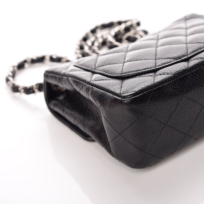 Chanel Caviar Quilted Mini Square Flap Black 12 of 13