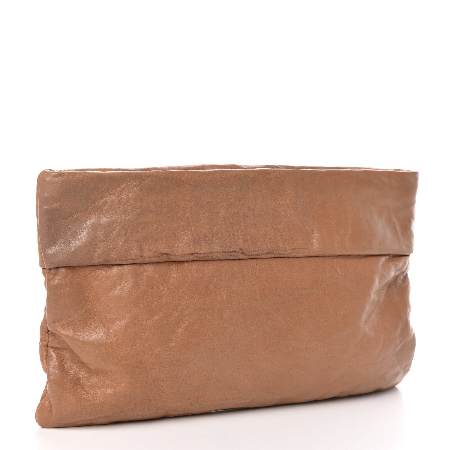 Prada Nappa Zip Clutch Cannella 3 of 8