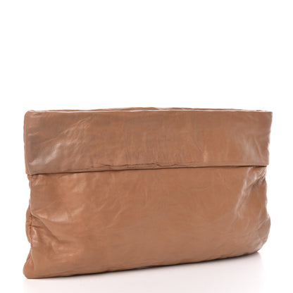 Prada Nappa Zip Clutch Cannella 3 of 8
