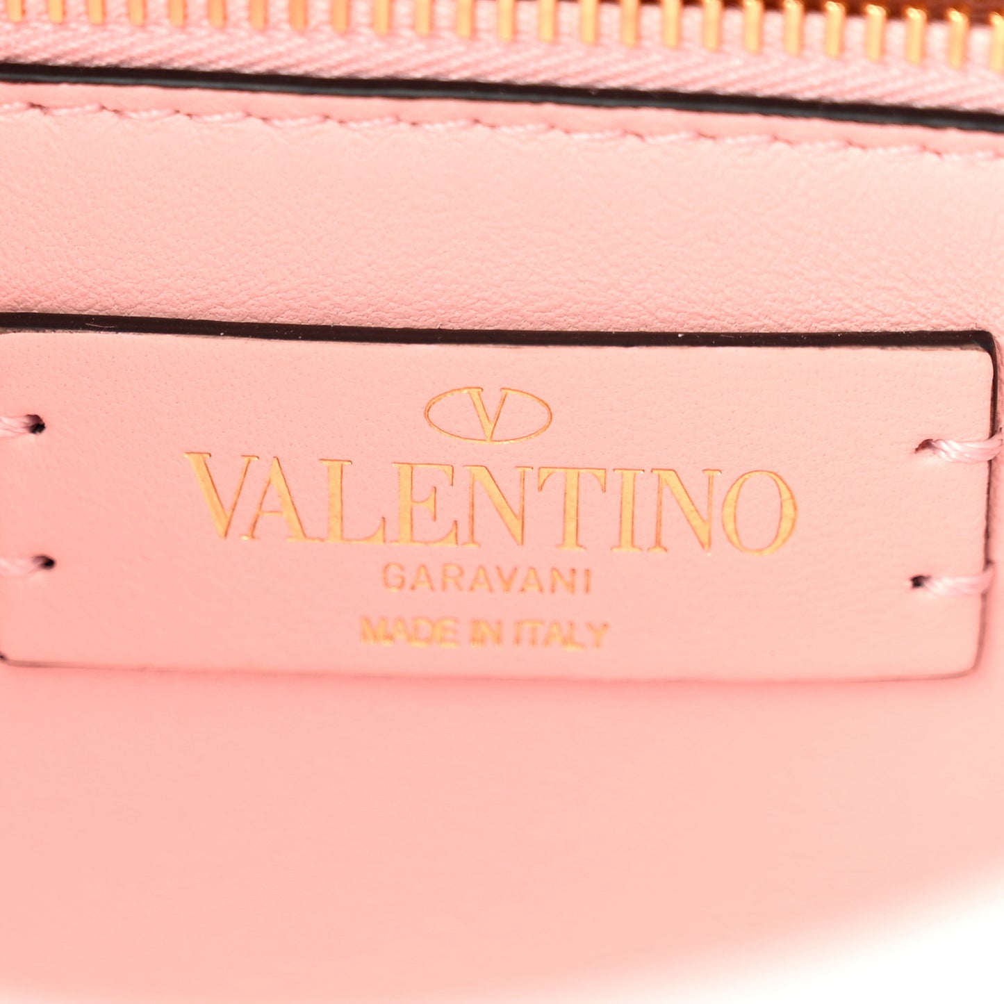 Nappa Enamel Medium Roman Stud Shoulder Bag Rose Quartz
