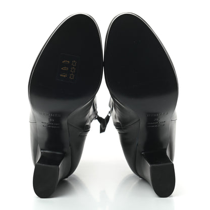 Hermes Calfskin Joueuse Ankle Boots 36 Black 5 of 6