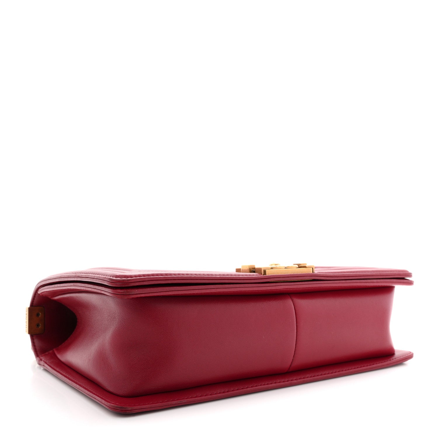 Chanel Lambskin Quilted New Medium Boy Flap Dark Red 4 of 12