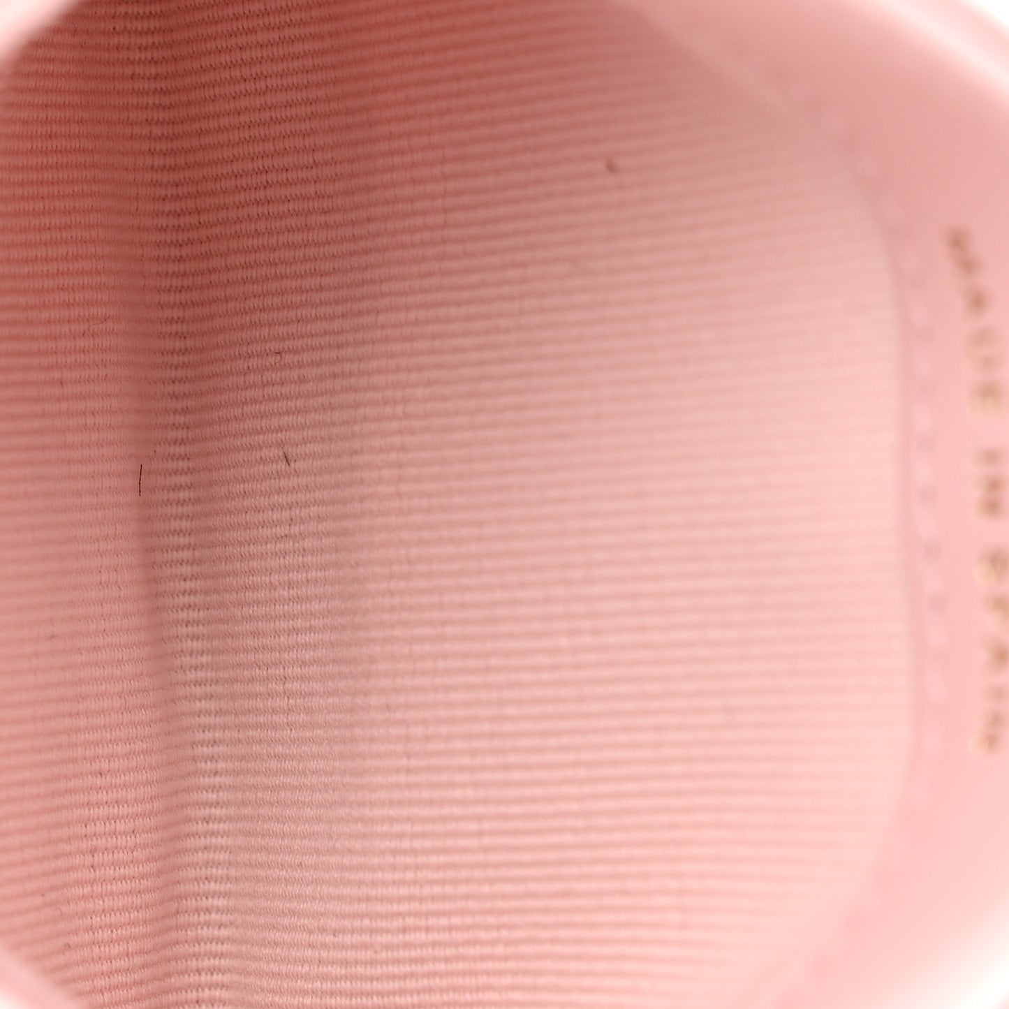 Caviar Quilted Crystal Card Holder Pink