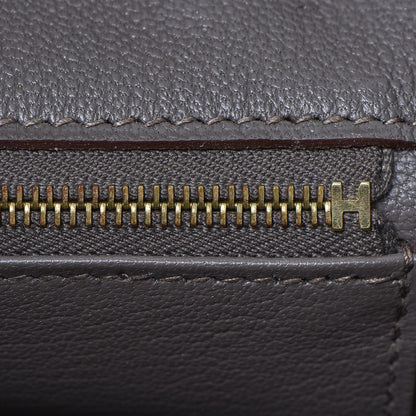 Hermes Taurillon Clemence Birkin 35 Etain 21 of 37