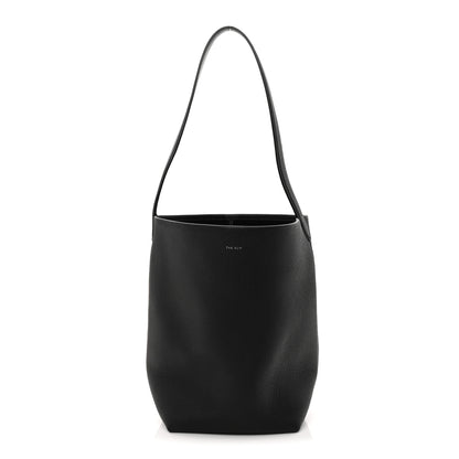 The Row Grained Calfskin Medium N/S Park Tote Black 1 of 10