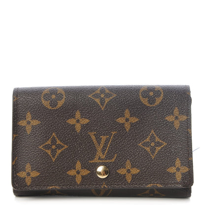 Louis Vuitton Monogram Porte-Monnaie Tresor Wallet 1 of 7