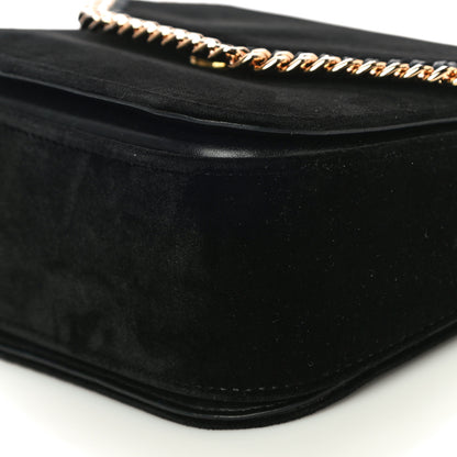 Stella McCartney Velvet Effect Medium Falabella Box Shoulder Bag Black 10 of 12