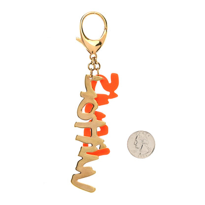 Louis Vuitton Graffiti Bag Charm Orange 2 of 3