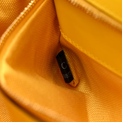 Gucci GG Monogram Textured Dollar Calfskin Small Luce Shoulder Bag Yellow 14 of 21
