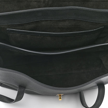 Celine Grained Calfskin Large Soft 16 Bag Black 5 of 9