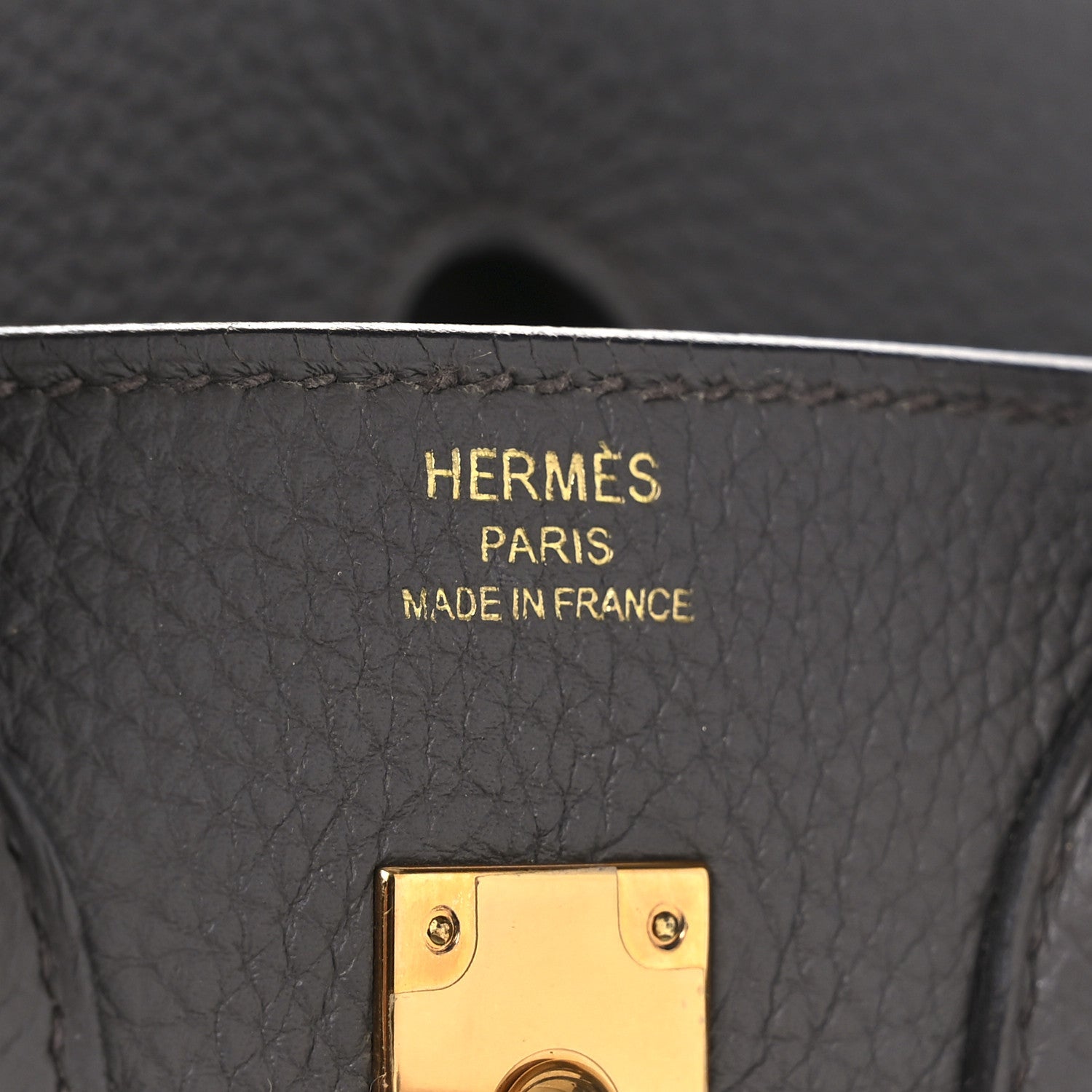 Hermes Togo Birkin 25 Etain 6 of 13