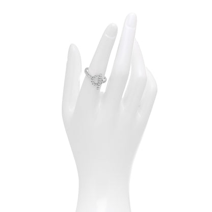 Hermes 18K White Gold Diamond Finesse Ring 53 6.25 2 of 6