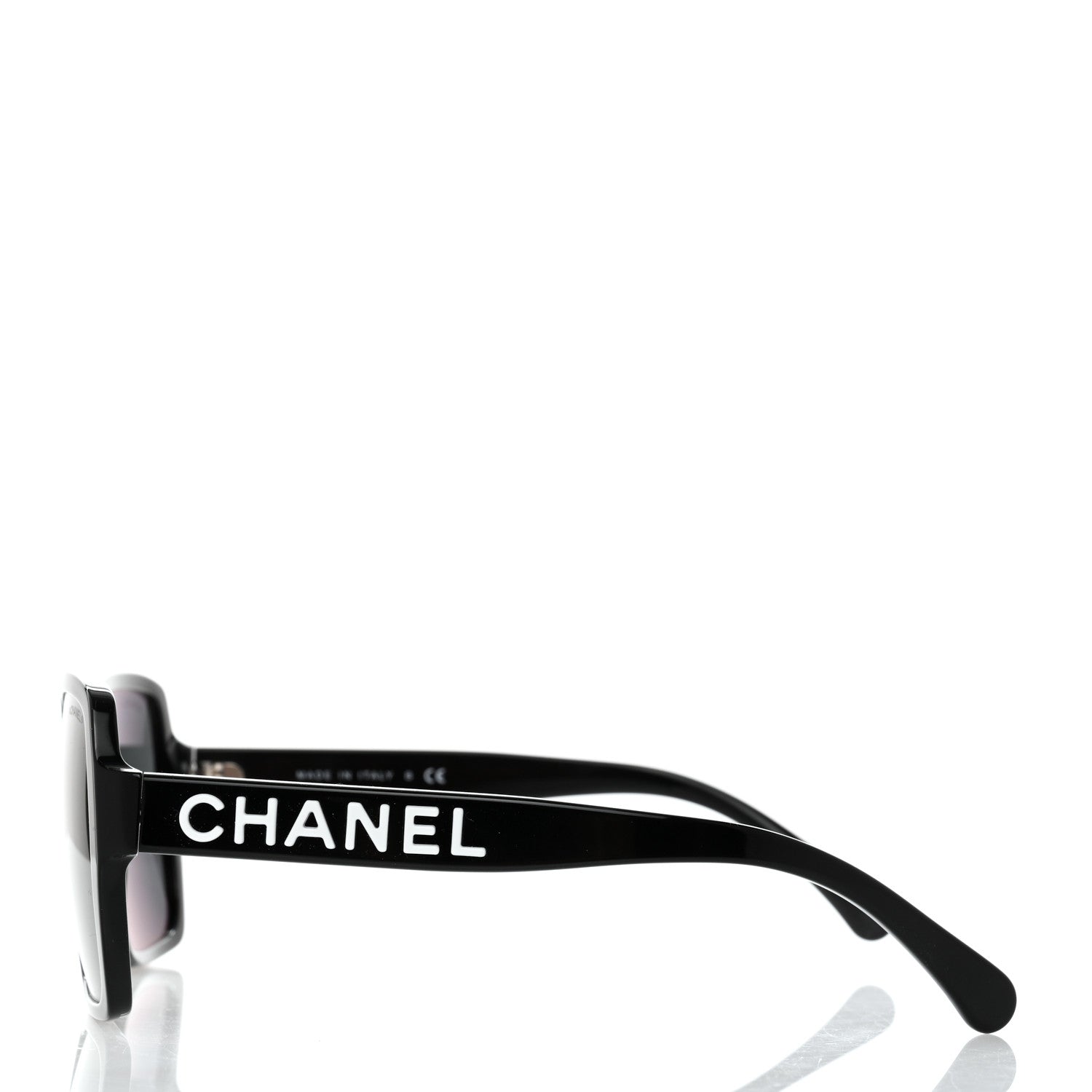 Chanel Acetate Square Sunglasses 5408 Black 3 of 9