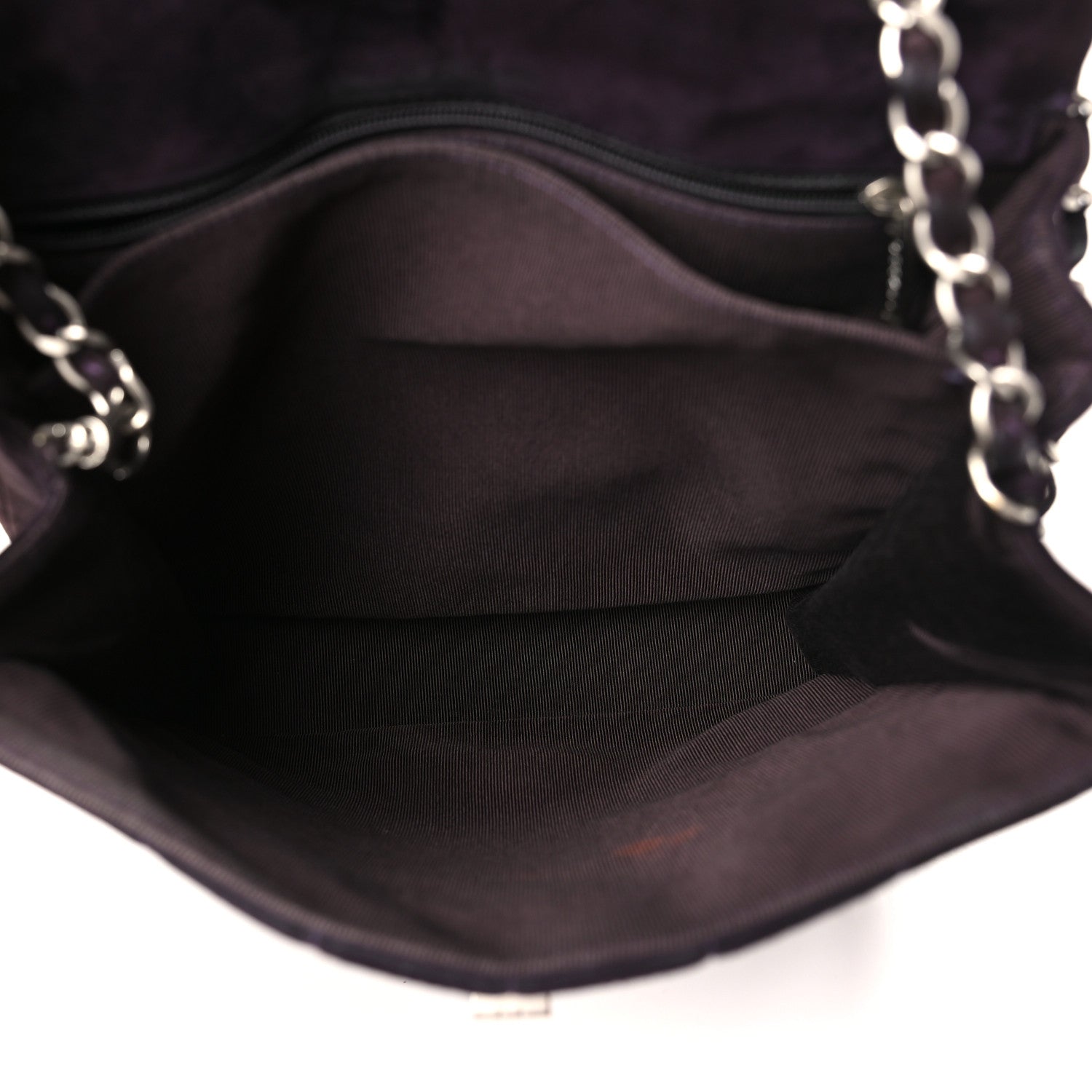 Chanel Suede Chocolate Bar Mademoiselle Shoulder Bag Brown 5 of 12