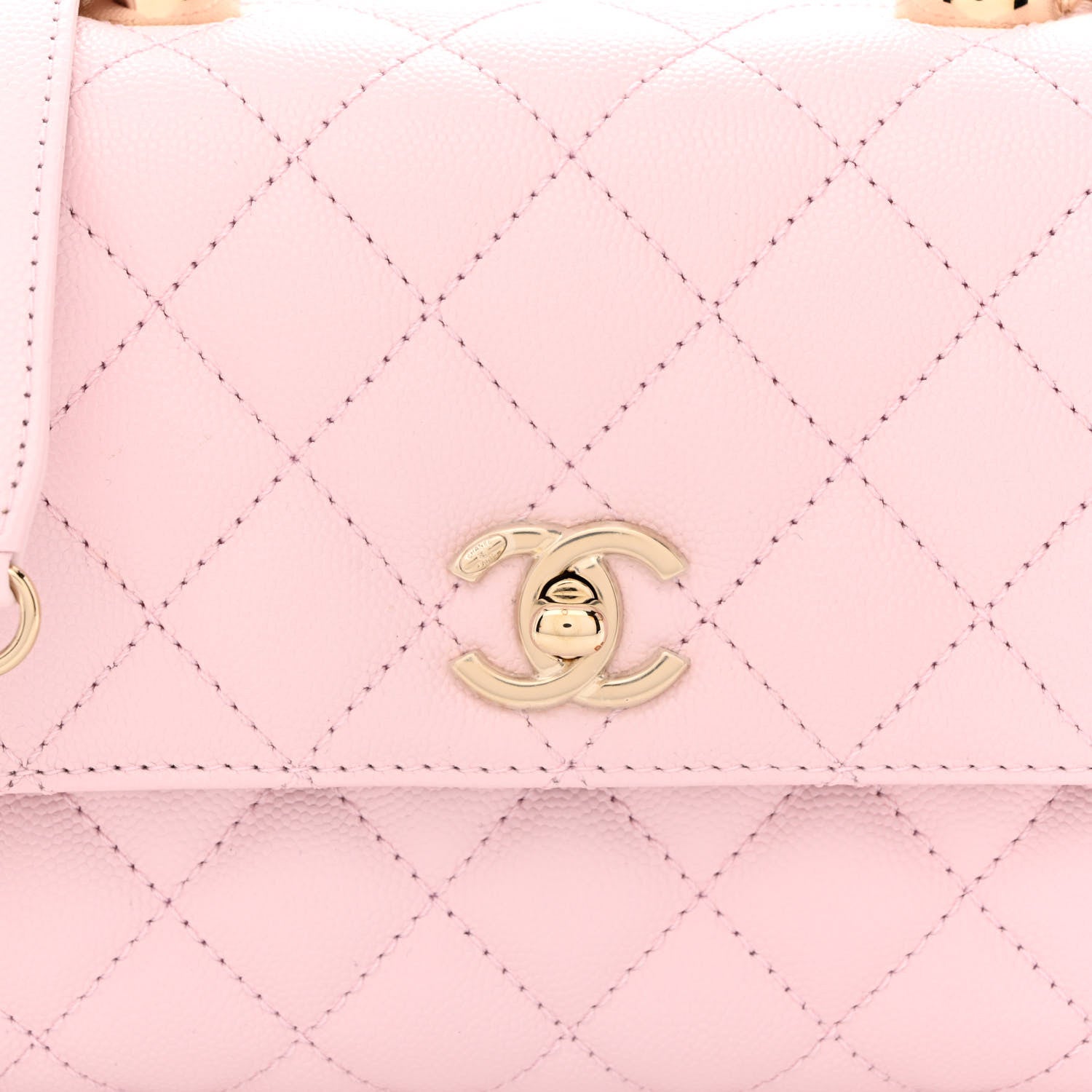 Chanel Caviar Quilted Mini Coco Handle Flap Light Pink 8 of 11