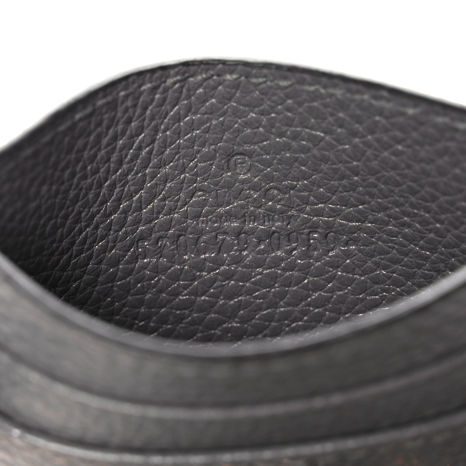 Gucci Grainy Calfskin Zumi Card Holder Dusty Grey 6 of 8