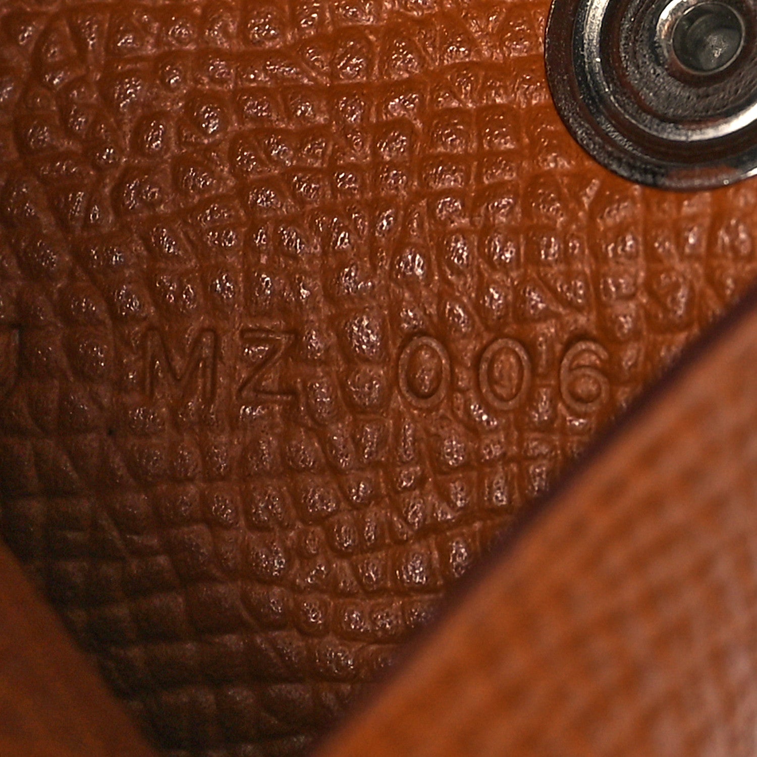 Hermes Epsom Calvi Card Case Caramel 7 of 8