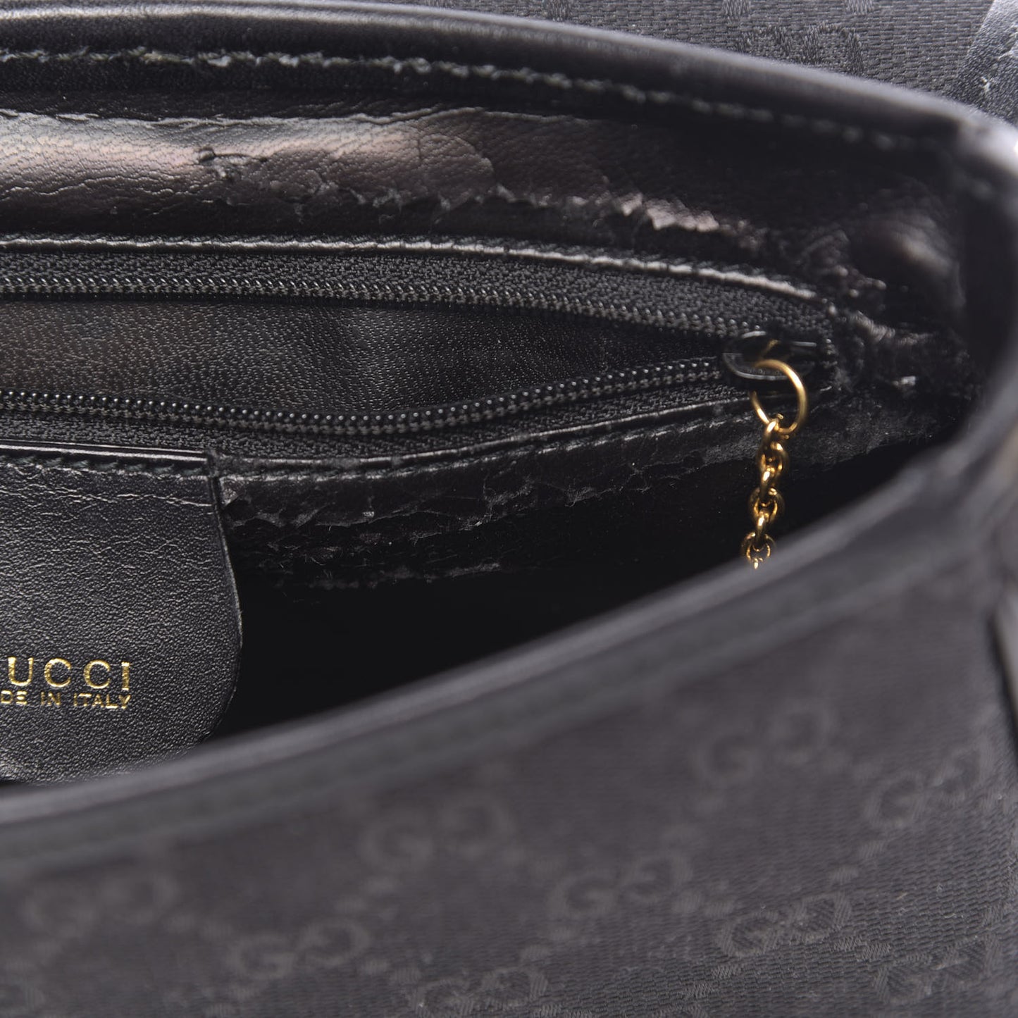 Monogram Shoulder Bag Black