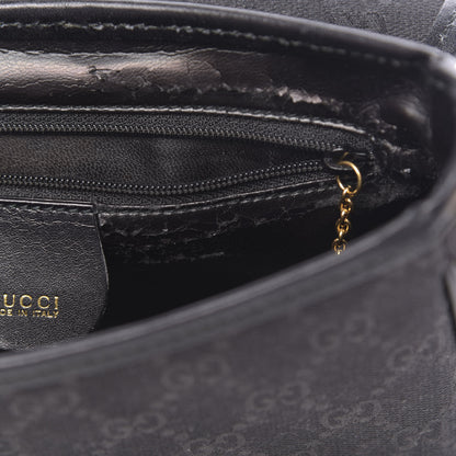 Gucci Monogram Shoulder Bag Black 12 of 15