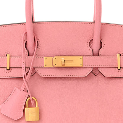 Hermes Chevre de Coromandel Horseshoe Birkin 30 Rose Confetti Fuchsia 8 of 17