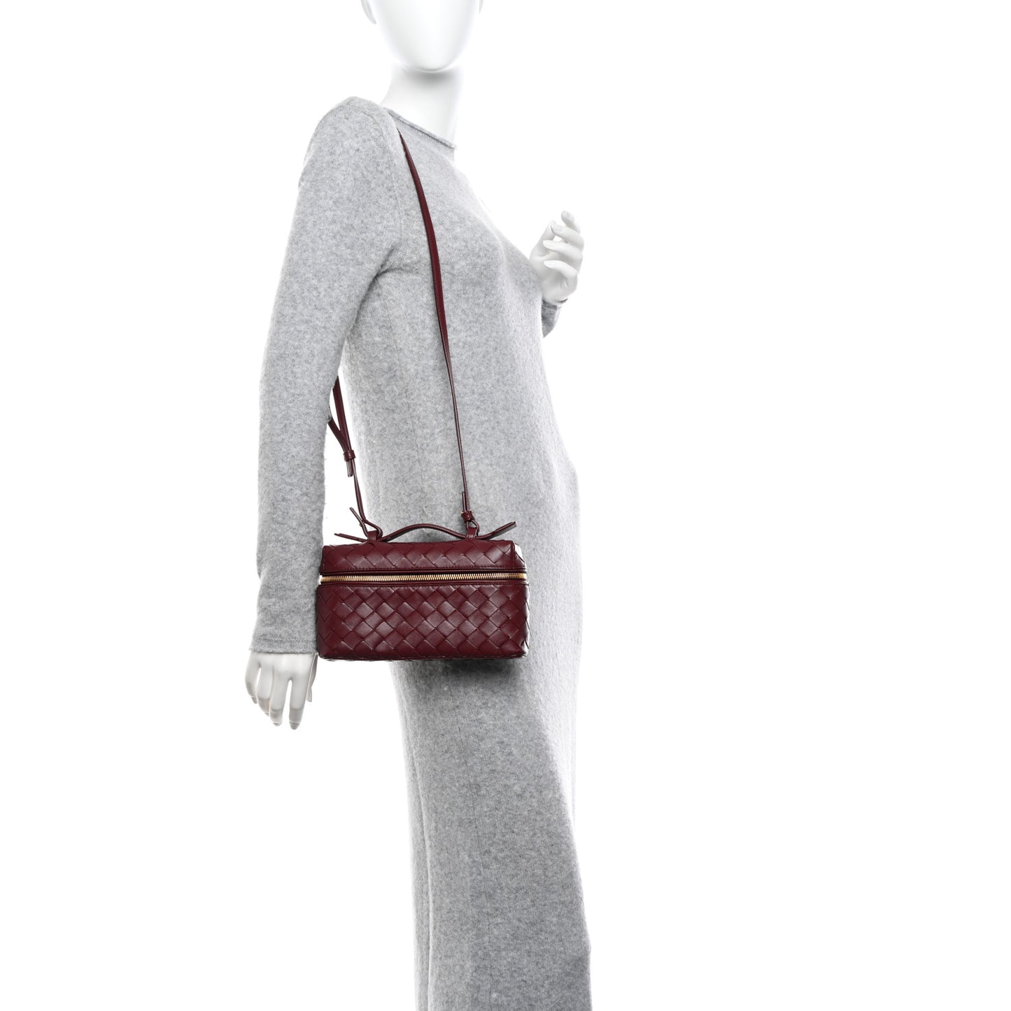 Nappa Intrecciato Bang Bang Vanity Case Barolo