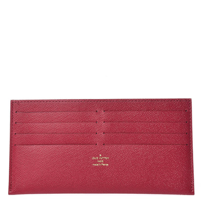 Louis Vuitton Calfskin Felicie Card Holder Insert Fuchsia 1 of 7