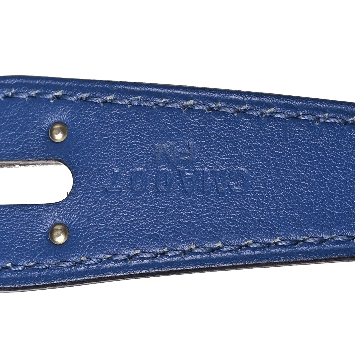 Hermes Swift Epsom Lindy 30 Tressage De Cuir Bleu Brighton Bleu Sapphire Capucine 7 of 10