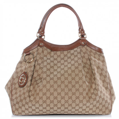 Gucci Monogram Large Sukey Light Brown 1 of 6