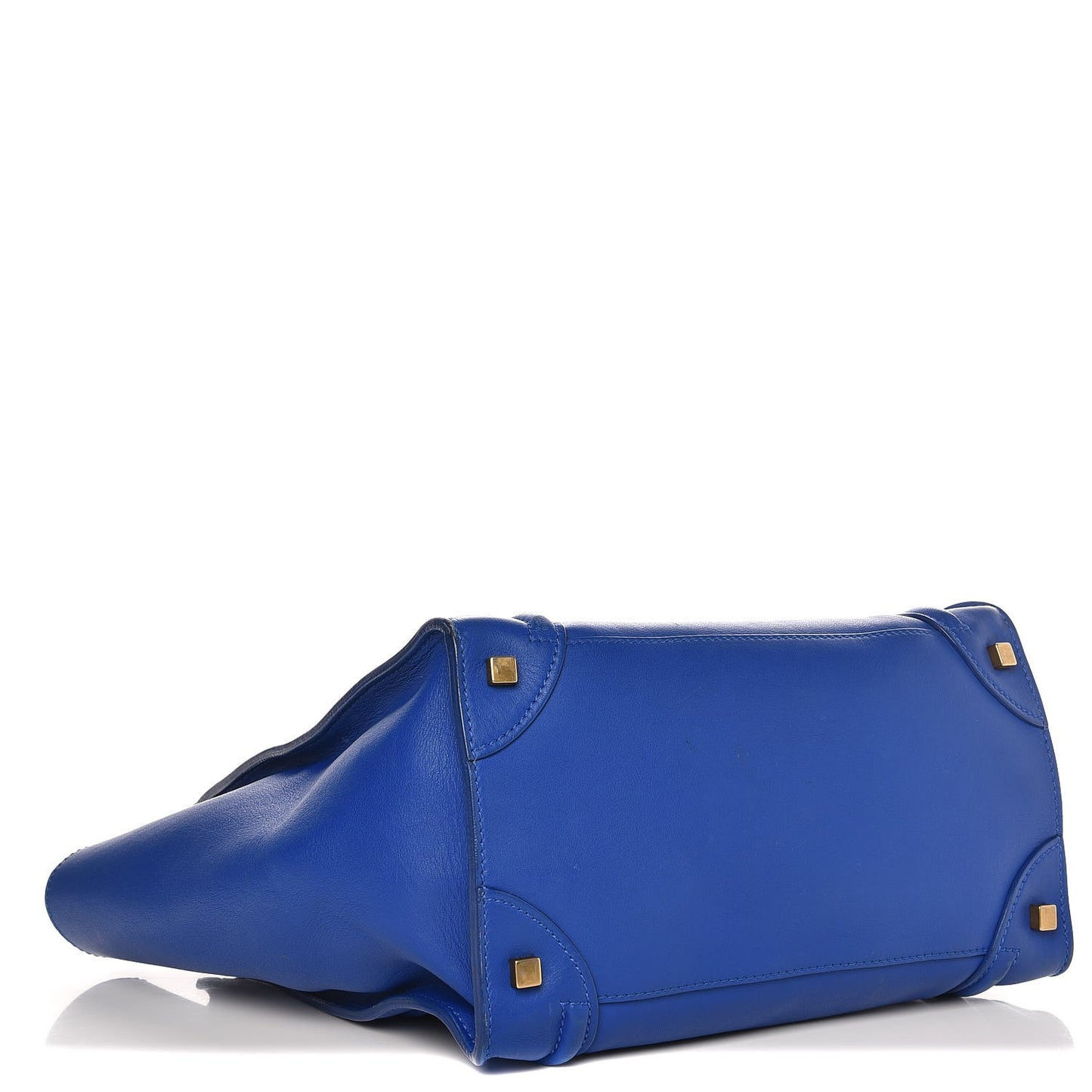 Smooth Calfskin Mini Luggage Electric Blue