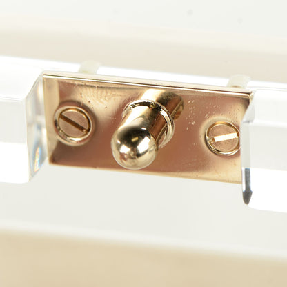 Chanel Transluscent Plexiglass Perfume Bottle Clutch 7 of 8