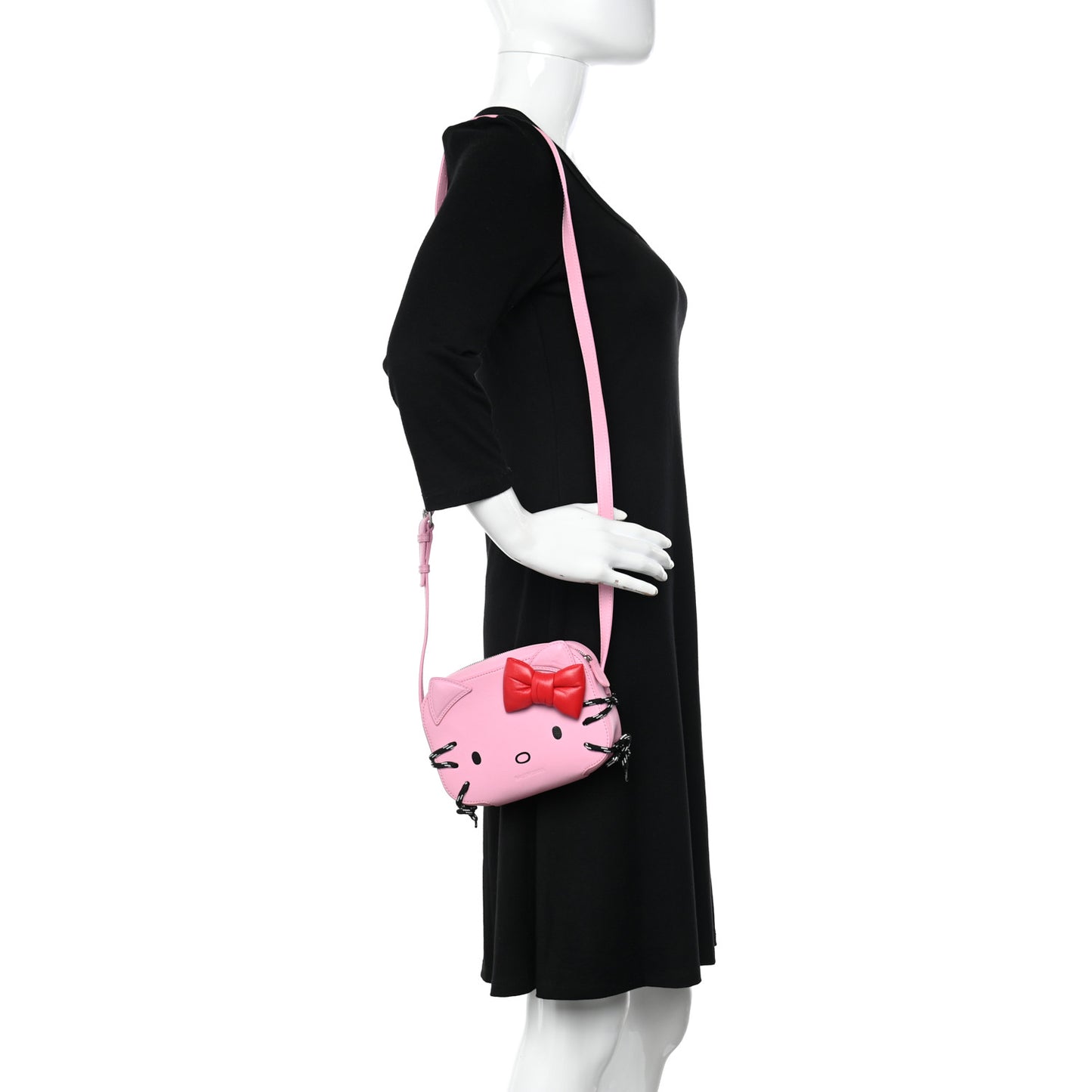 Calfskin Hello Kitty Camera Bag Pink