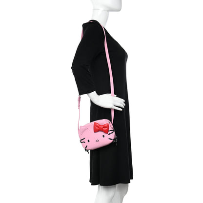 Balenciaga Calfskin Hello Kitty Camera Bag Pink 2 of 9