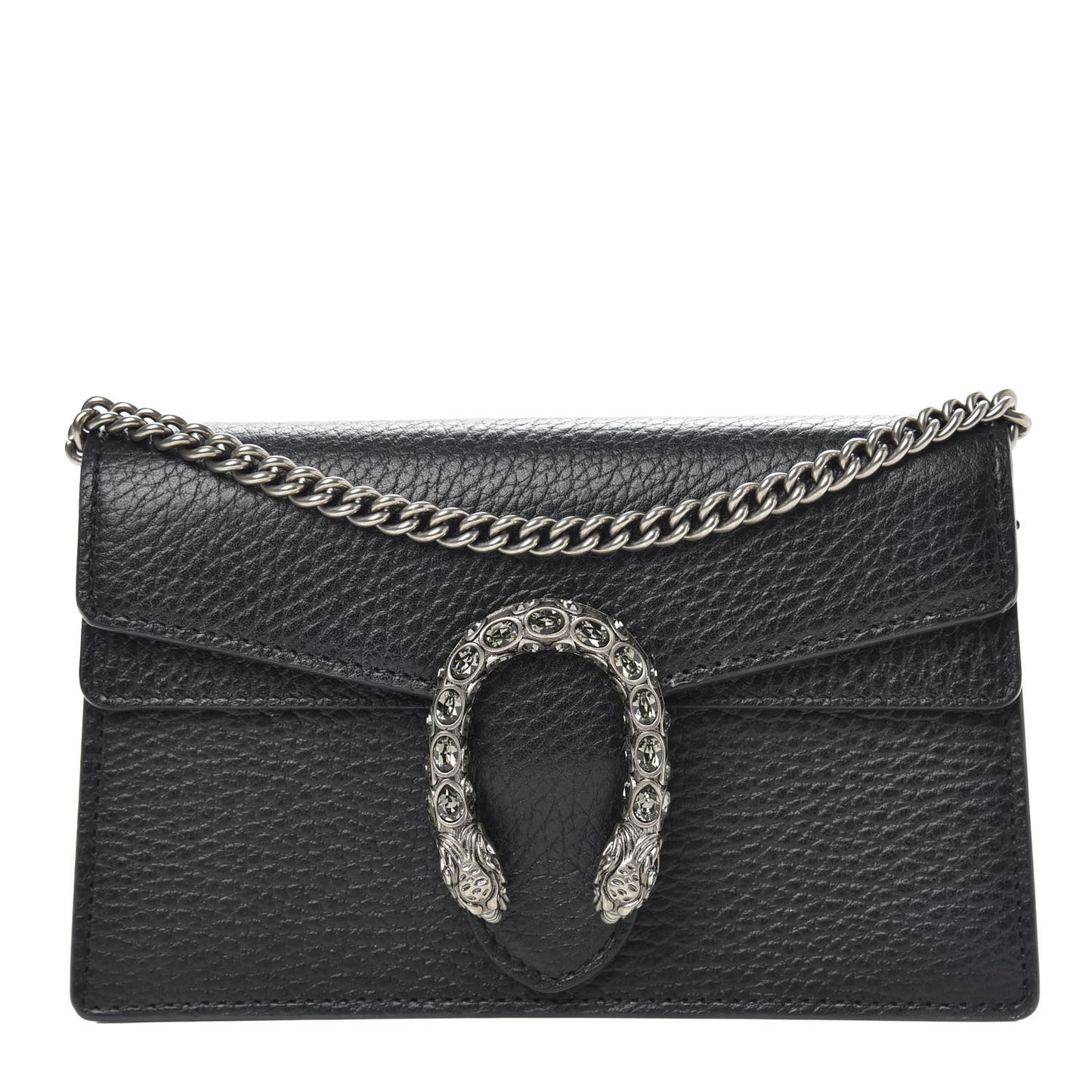 Calfskin Super Mini Dionysus Shoulder Bag Black