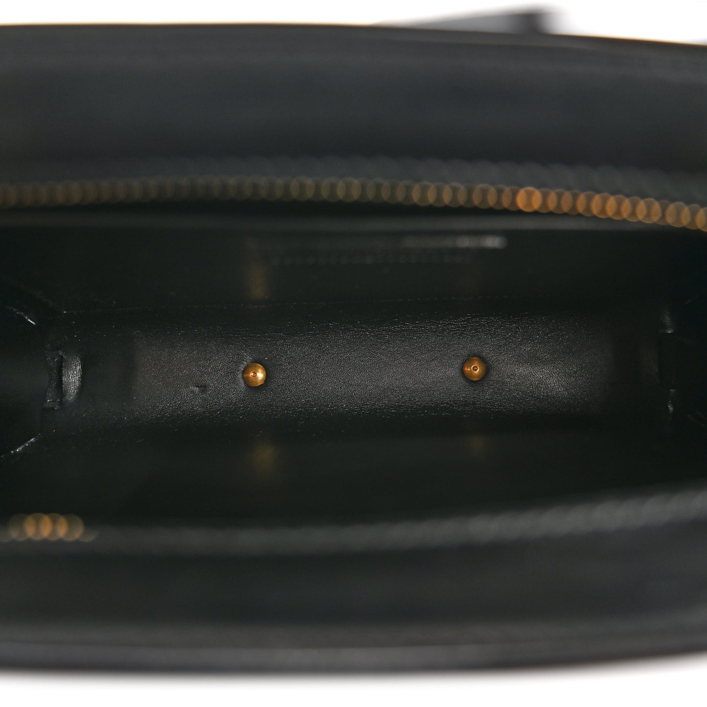 Calfskin Reverse Satchel Black