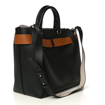 Burberry Soft Grain Calfskin Medium Belt Bag Black 2 of 11