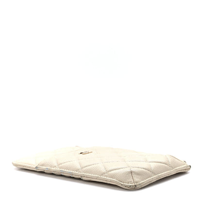 Chanel Caviar Quilted Classic iPhone Pouch Light Beige 4 of 11