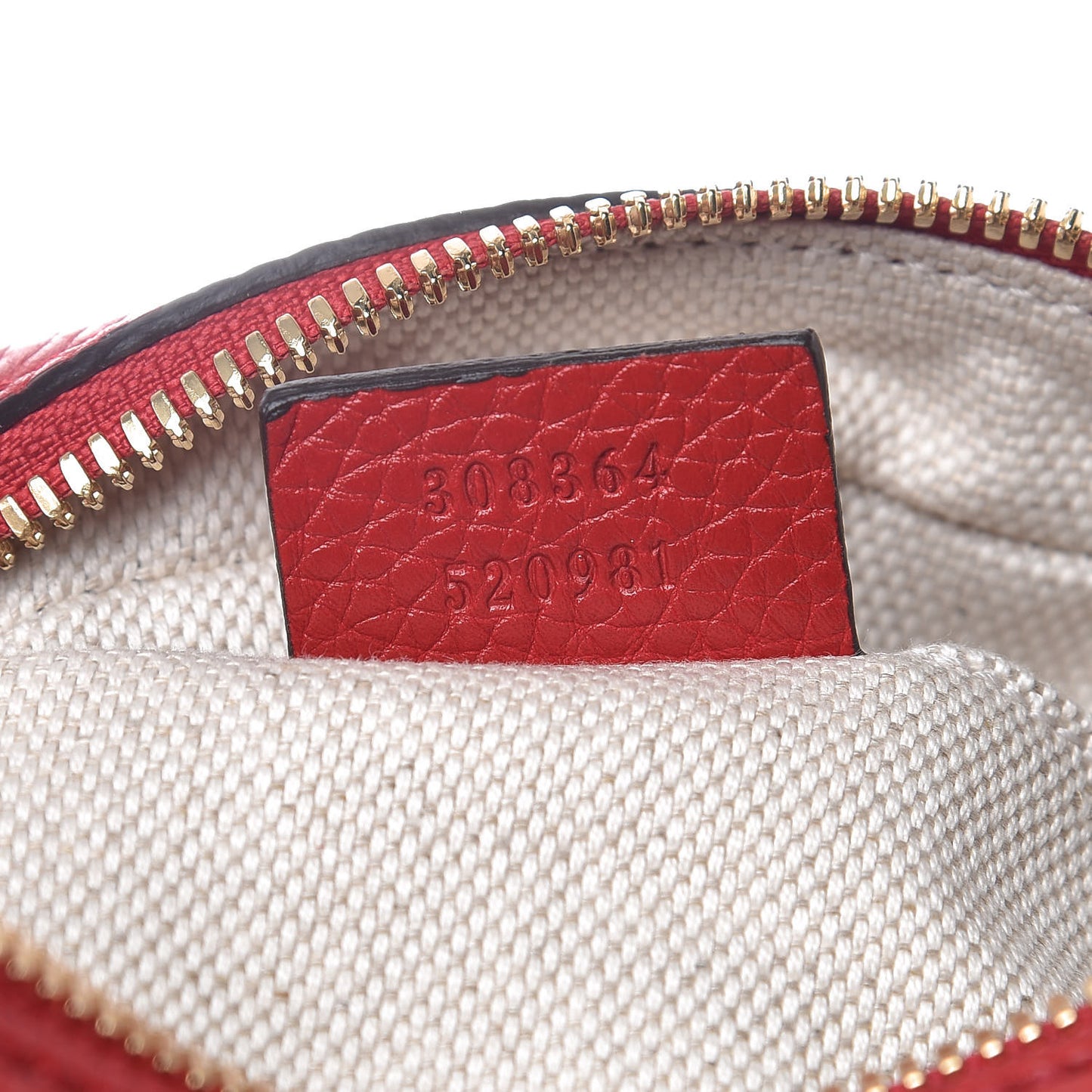 Pebbled Calfskin Small Soho Disco Bag Tabasco Red