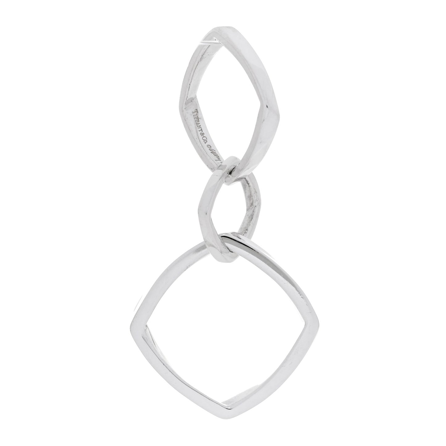 Sterling Silver Frank Gehry Triple Torque Pendant