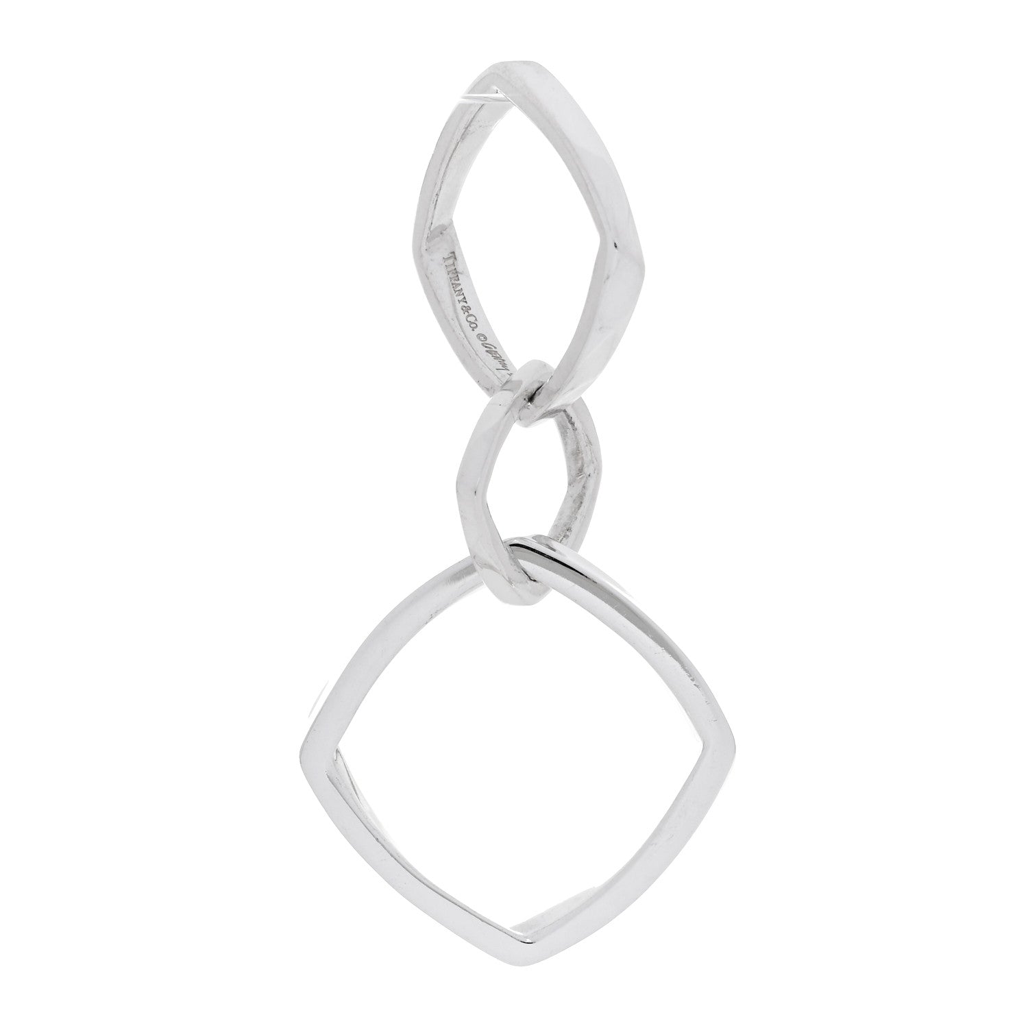 Tiffany Sterling Silver Frank Gehry Triple Torque Pendant 1 of 4