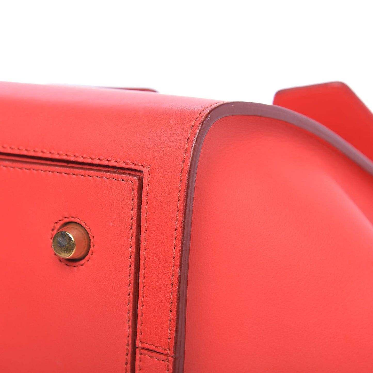 Smooth Calfskin Mini Tie Knot Tote Alizarin