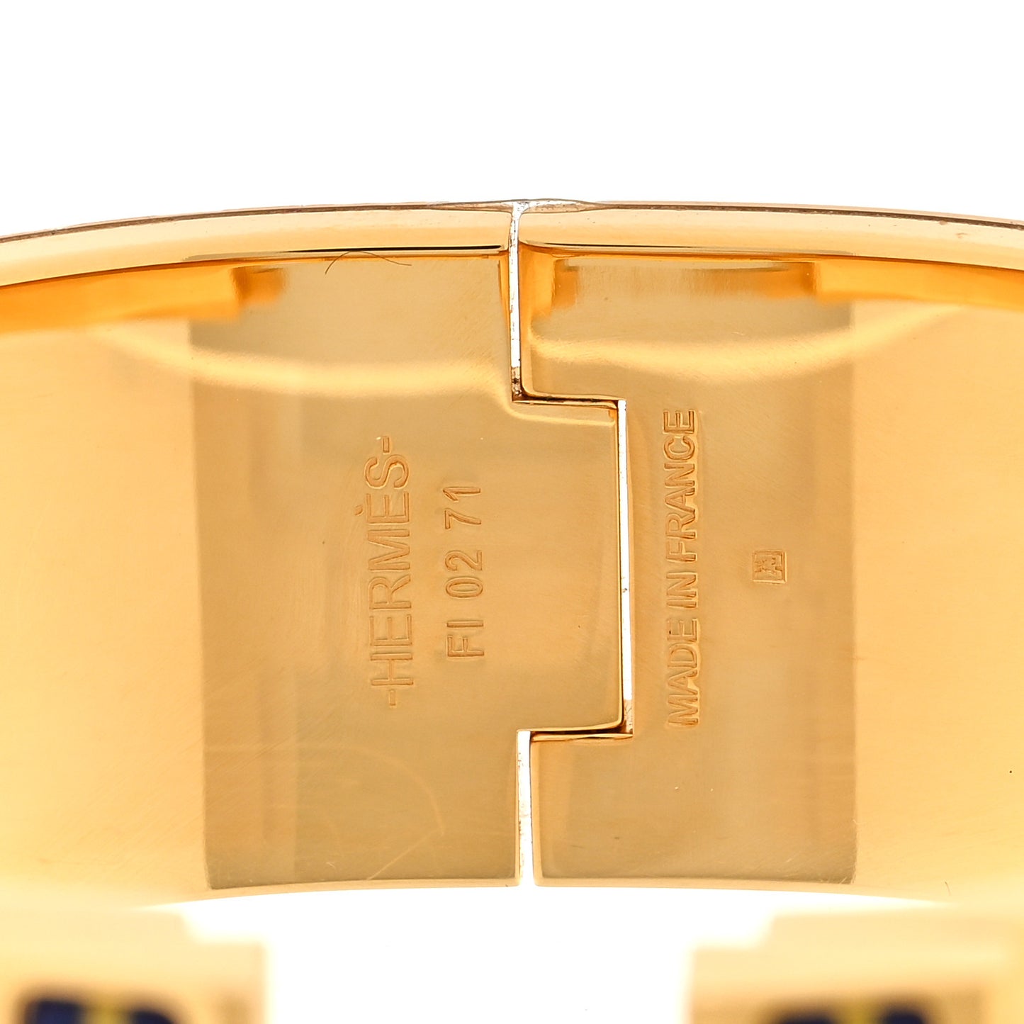 Enamel Print Wide Clic Clac H Bracelet PM