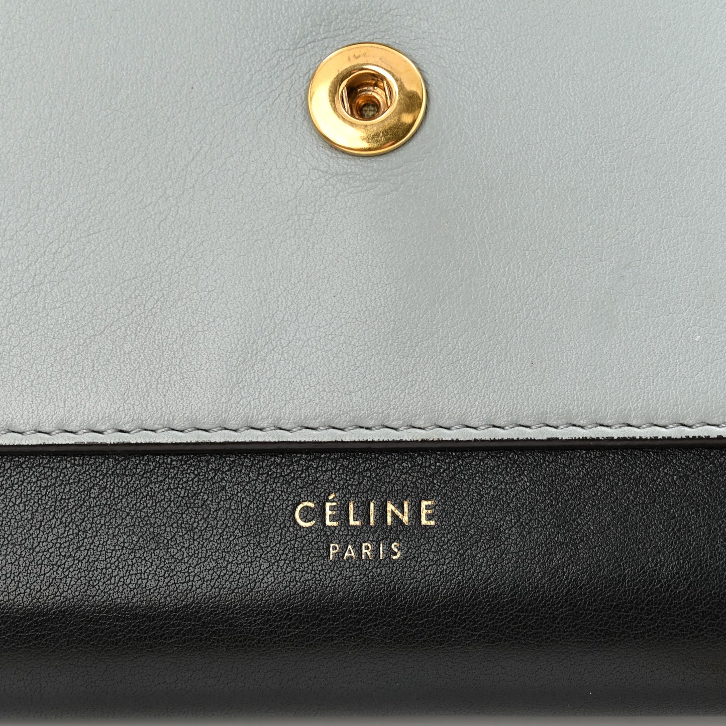 Liege Calfskin Tri-Color Large Pocket Flap On Chain Multicolor