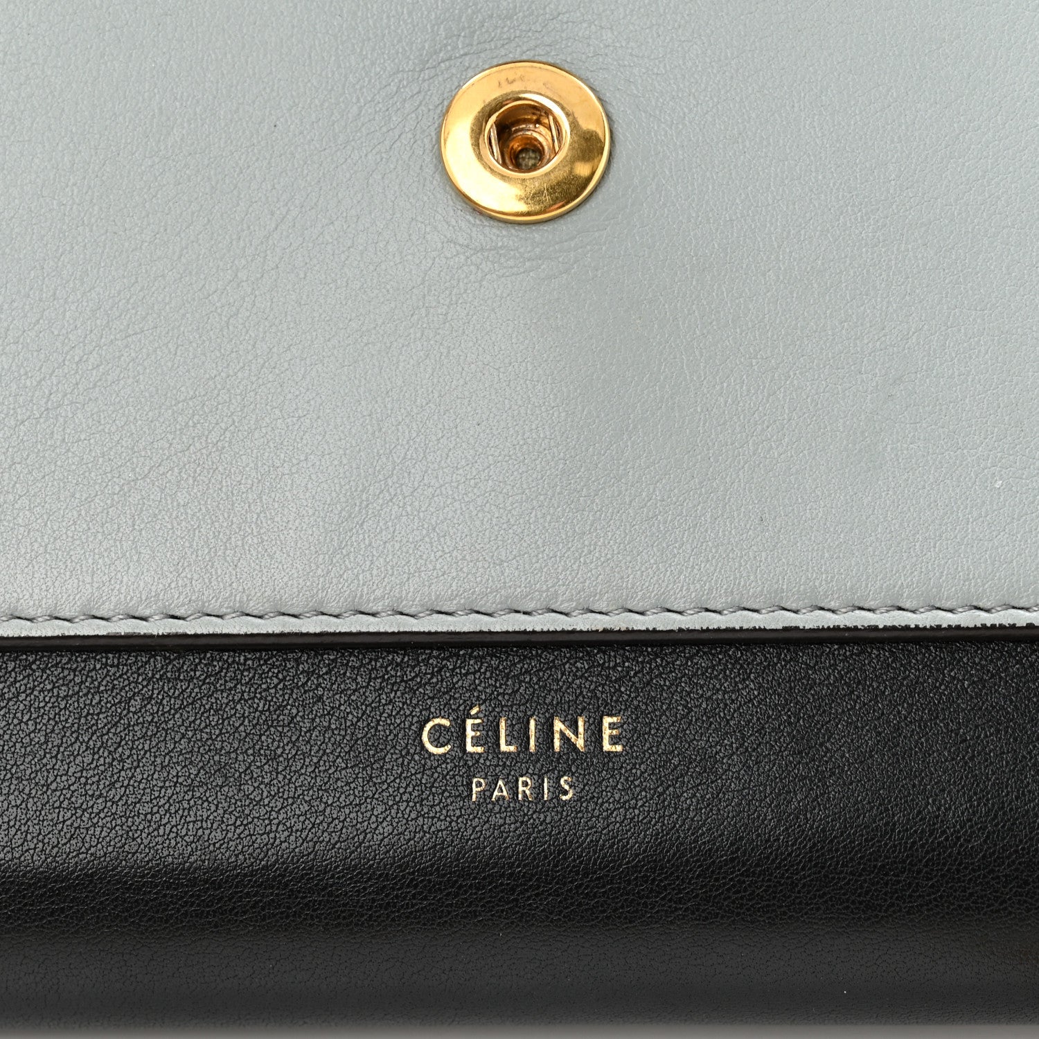 Celine Liege Calfskin Tri-Color Large Pocket Flap On Chain Multicolor 6 of 11