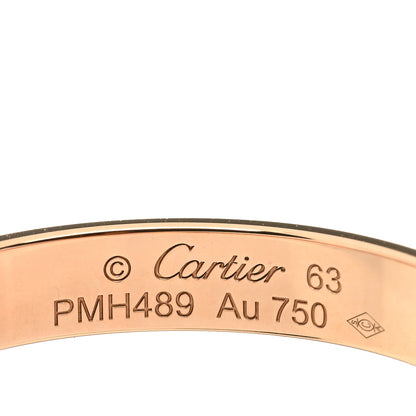 Cartier 18K Pink Gold 3.5mm LOVE Wedding Band Ring 63 10.25 3 of 3