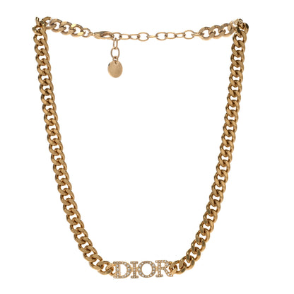 Christian Dior Metal Crystal Dio(r)evolution Choker Gold 3 of 4