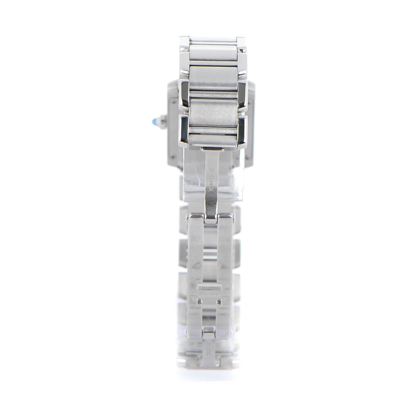 Stainless Steel 20mm Tank Francaise Quartz Watch