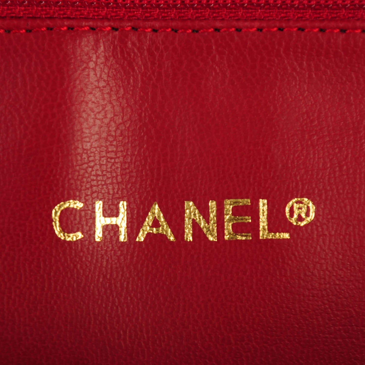 Chanel Lambskin Quilted Shoulder Bag Red 7 of 8
